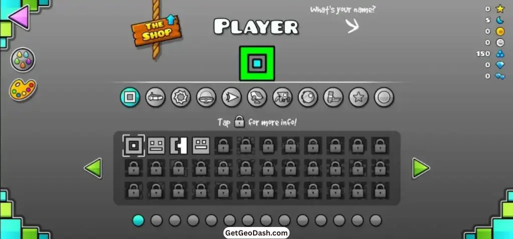 Geometry game dashboard screenshot 5
